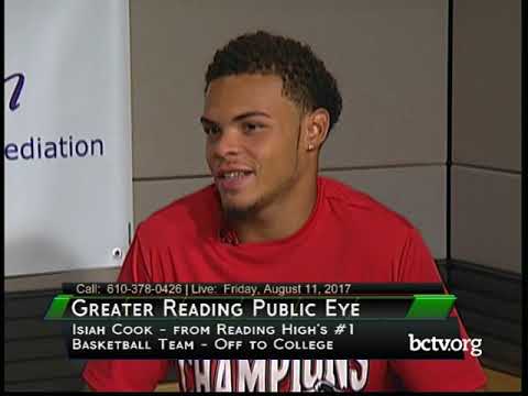Isiah Cook from Reading High’s #1 Basketball Team – Off to College 8-11-17