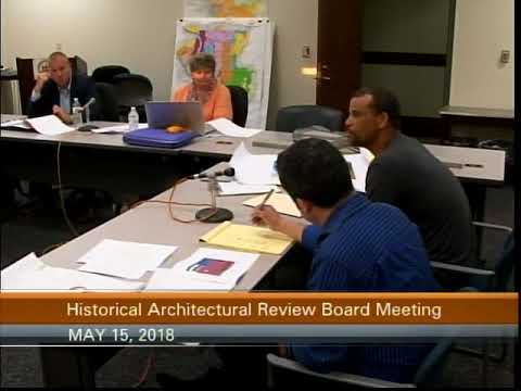 City of Reading Historical Architectural Review Board Meeting  5-15-18