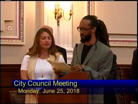 City of Reading Council Meeting  6-25-18