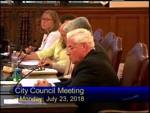 City of Reading Council Meeting  7-23-18