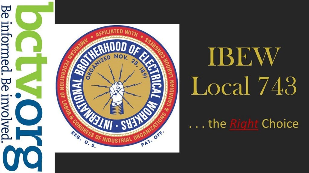 International Brotherhood of Electrical Workers Local 743 8-15-18