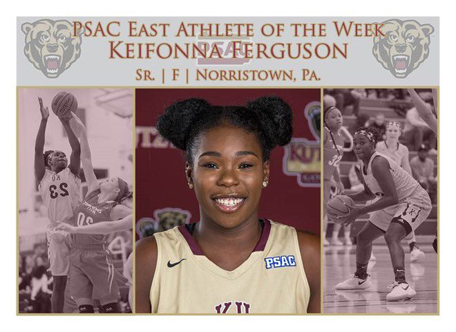 KU’s Ferguson Named PSAC East Athlete of the Week