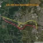 U.S. 422 East to Close Several Overnights Next Week for Construction in Pottstown Area