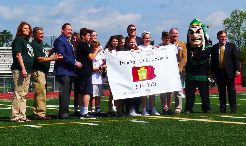 Twin Valley Middle School celebrated "Schools to Watch" designation