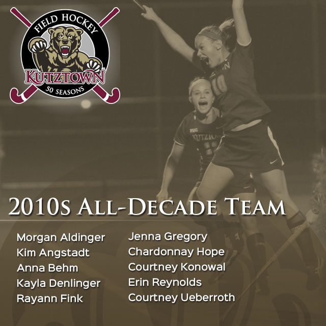 KU’s 2010s All-Decade Team Announced in Conjunction with 50 Seasons of Field Hockey