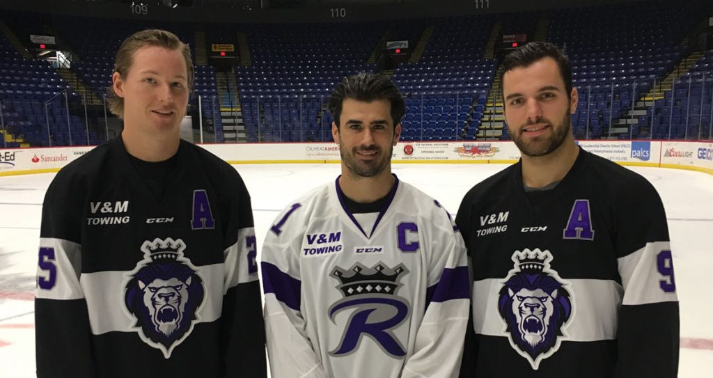 Derek Whitmore Named Royals Captain, Ryan Penny and Nick Luukko Alternates