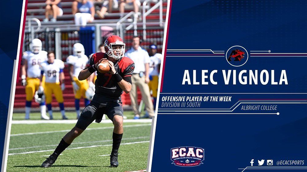 Vignola Earns ECAC Weekly Honors