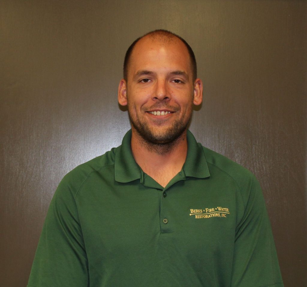 Berks • Fire • Water Restorations, Inc.℠ Promotes Jason Stone to Services Manager