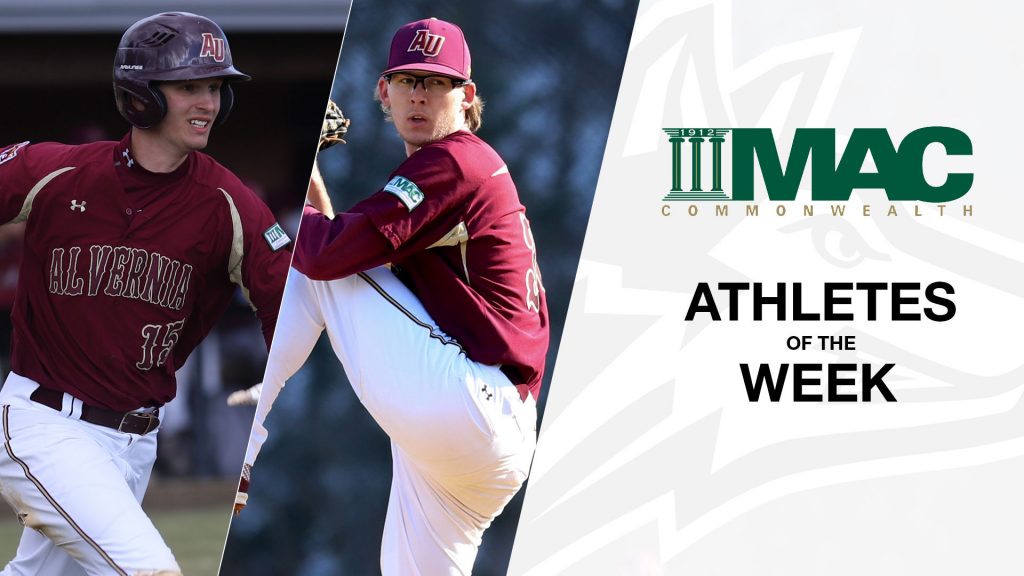 Alvernia’s Briner and Malik Named MAC Conference Players of the Week