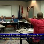 City of Reading Historical Architectural Review Board meeting  9-18-18