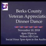 Berks County Veterans Appreciation Dinner Dance 10-26-18