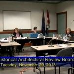 City of Reading Historical Architectural Review Board Meeting 11-20-18