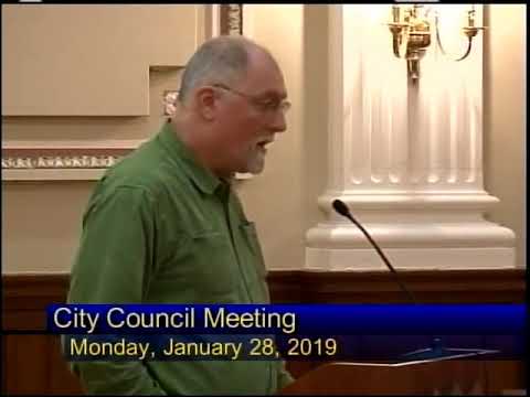 City of Reading Council Meeting  1-28-19