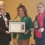Freyberger honored by DAR with Women in History Award