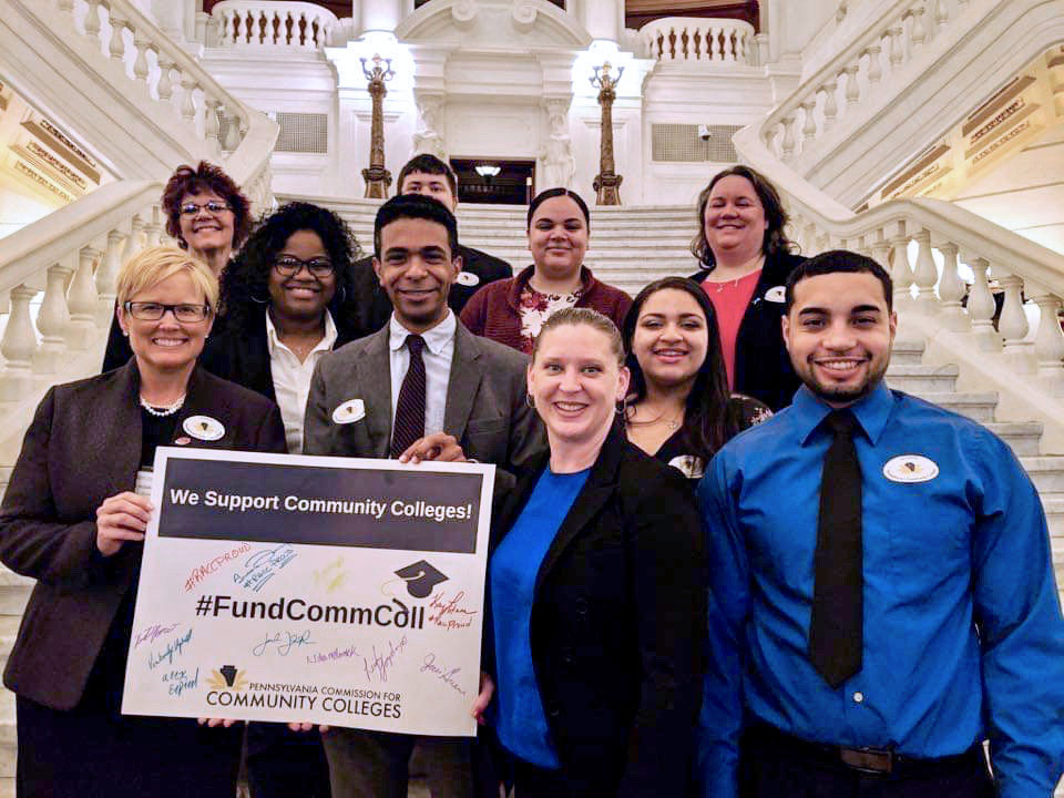 RACC Students and PA Community College Leaders Advocate for Increased Funding at Capitol