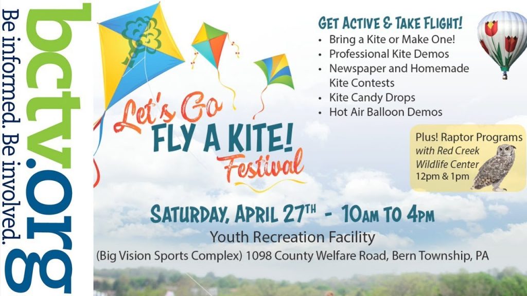 Let’s Go Fly a Kite Festival & Healthy Kids Day Preview 4-16-19