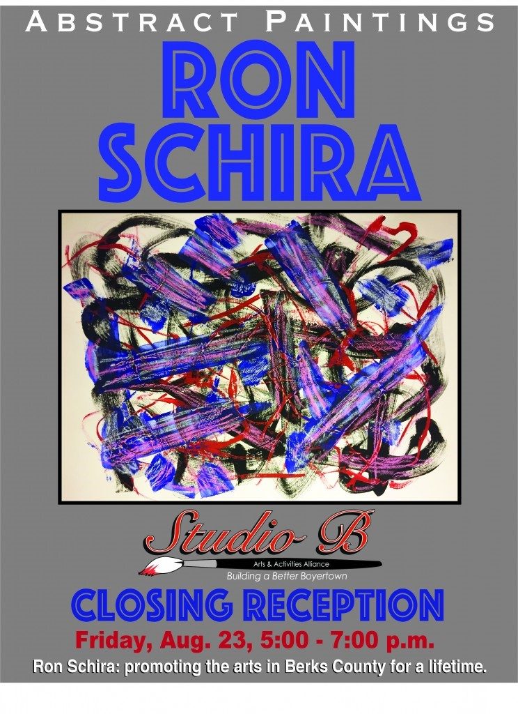Closing reception for Ron Schira’s “Experiments, Wanderings and Inquiries: Works on Paper”