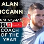 Reading United coach Alan McCann Named Coach of the Year