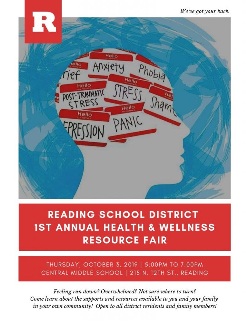 Reading School District Health and Wellness Fair