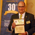 Kutztown University presented Sustaining Partner Award by Northeast Berks Chamber of Commerce