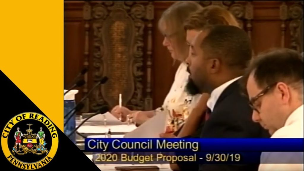 City of Reading 2020 Budget Proposal  9-30-19