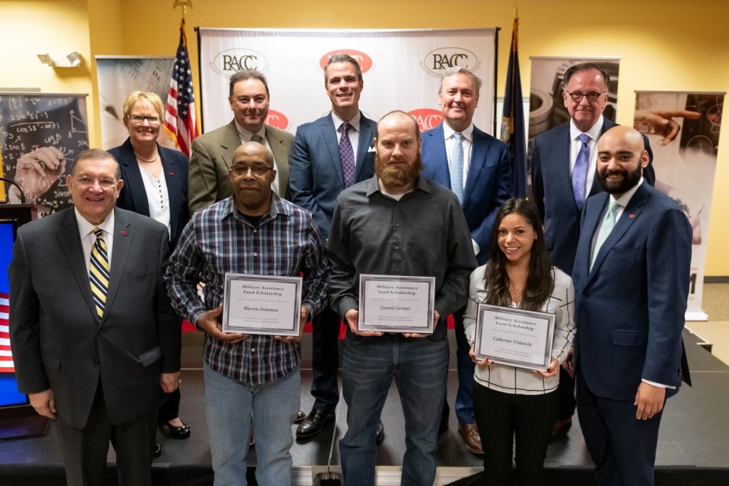 RACC Students Receive Scholarships from Veterans Day Event Contributions