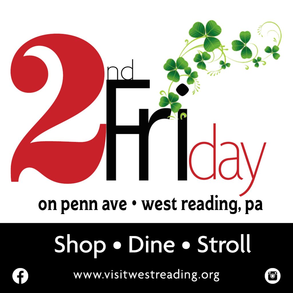 Live music and outdoor seating are featured “2nd Friday on the Avenue” in West Reading on June 12th