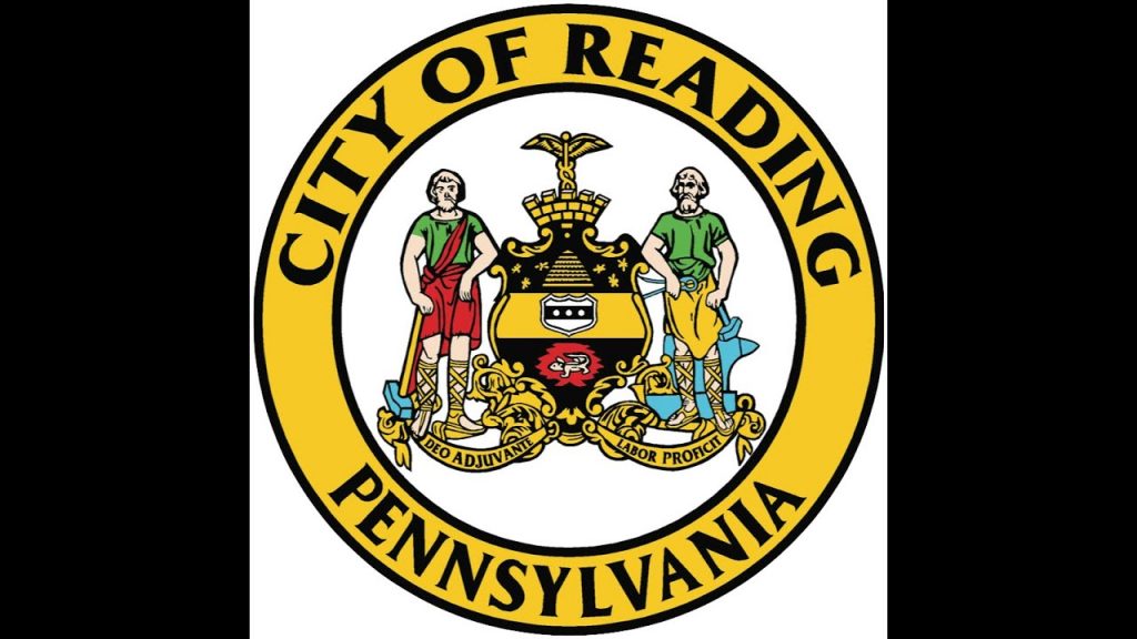 City of Reading Cardboard Sign Route for the Sweeper Program 2023