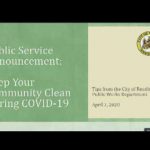 PSA: Keep Your Community Clean During COVID-19