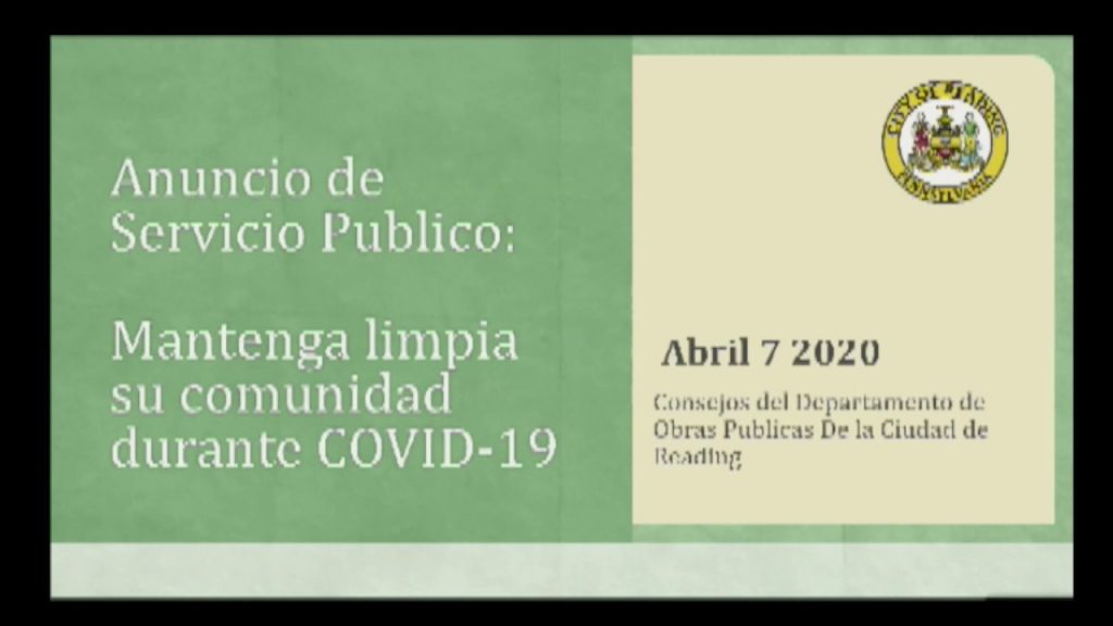 PSA: Keep Your Community Clean During COVID-19 (In Spanish)