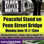 Coach Tyrone Nesby and Friends to Hold Peaceful Stand on Penn Street Bridge