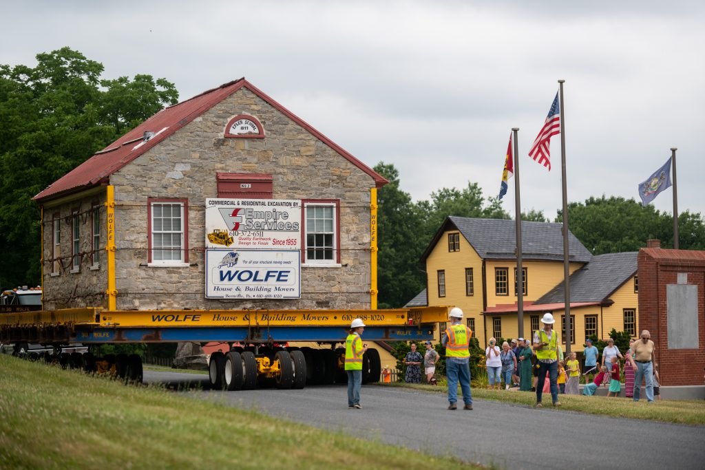 The Epler Schoolhouse Relocation: A Photo Collection