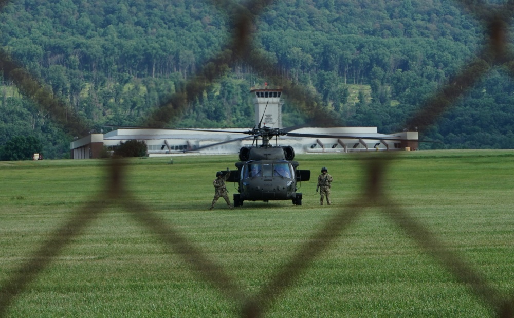 PA National Guard soldiers deploy from Fort Indiantown Gap