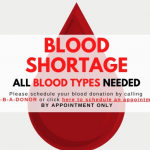 Critical Need For Blood Donors As Multiple Traumas Exhaust Blood Supply
