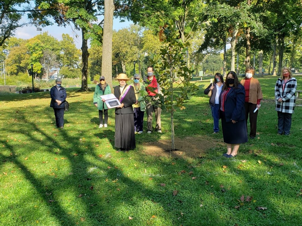 Centennial Tree in Reading City Park commemorates 19th Amendment