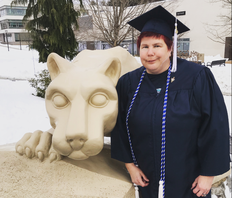 Student overcomes obstacles to earn degree