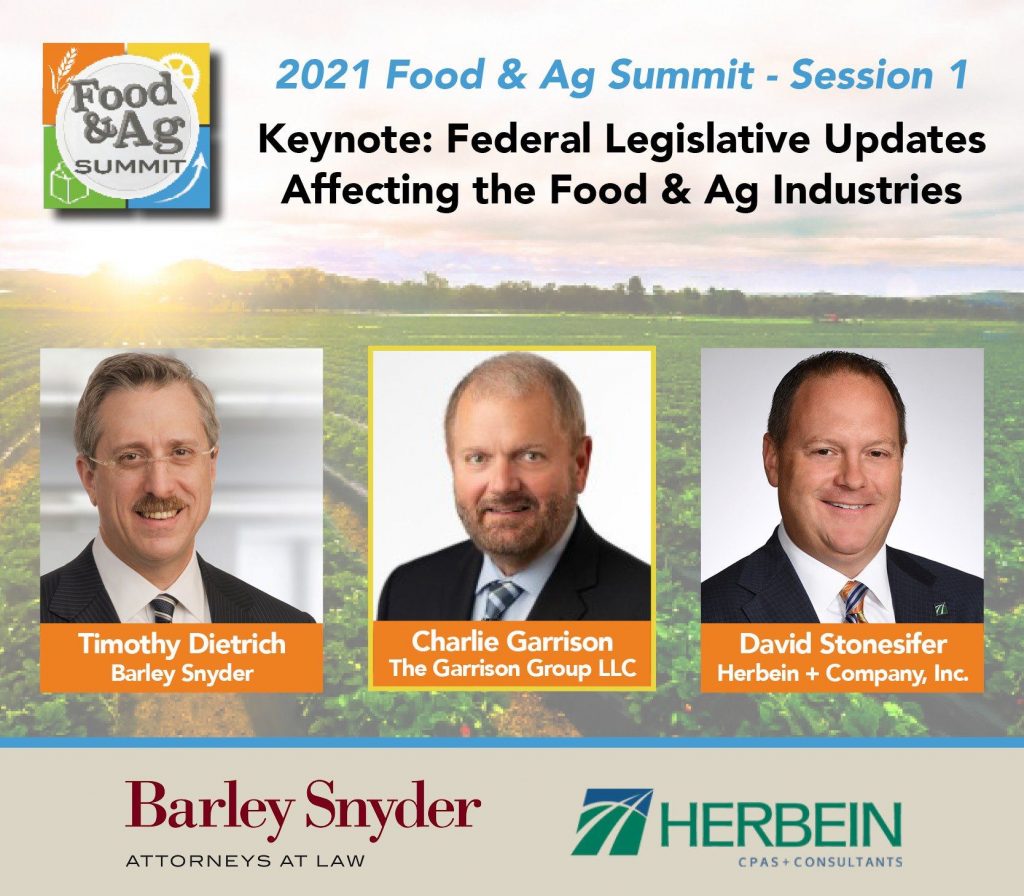 Herbein + Company and Barley Snyder Announce the 2021 Food & Ag Summit