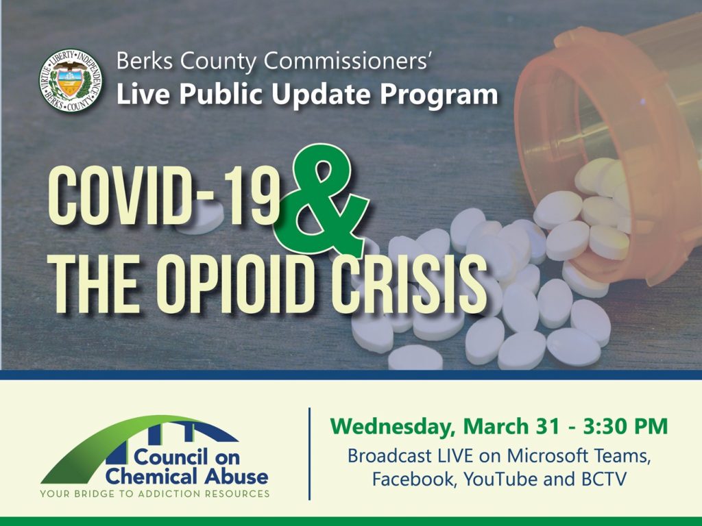 Commissioners’ Program to look at how the pandemic has affected opioid crisis