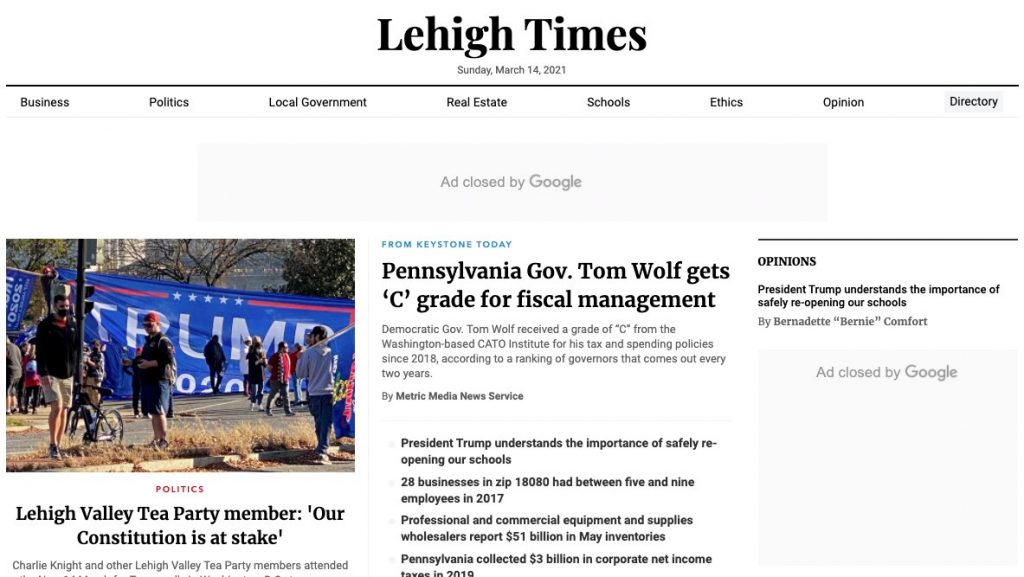Partisan Pa. websites masquerading as local news threaten trust in journalism, new report finds