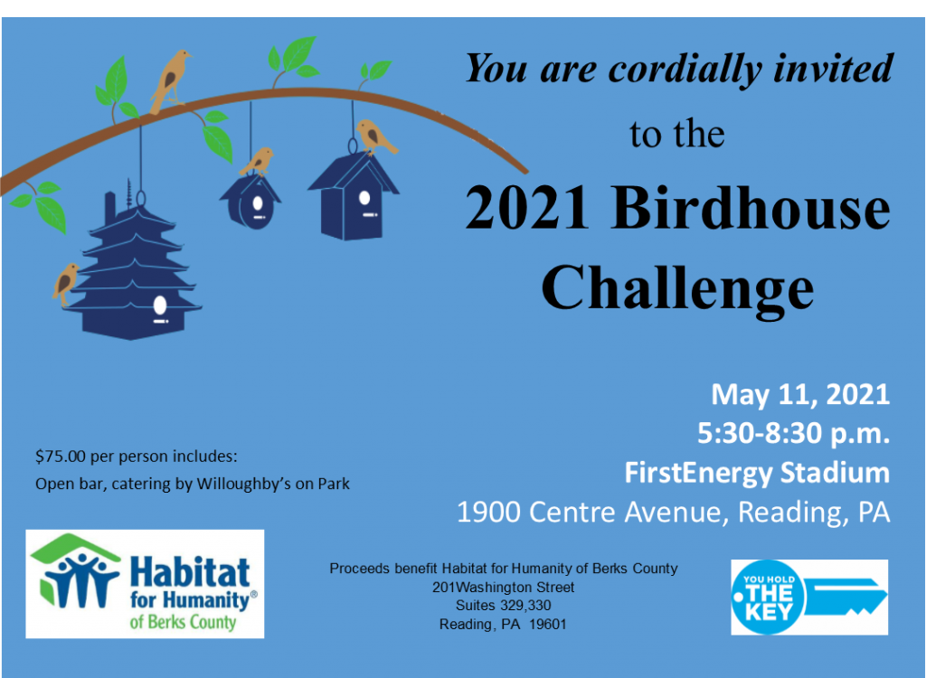 Habitat Berks’ Birdhouse Challenge Moves Outside for Safe and Fun Evening