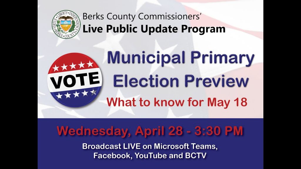 County of Berks Commissioners’ Media & Public Update 2021_04_28