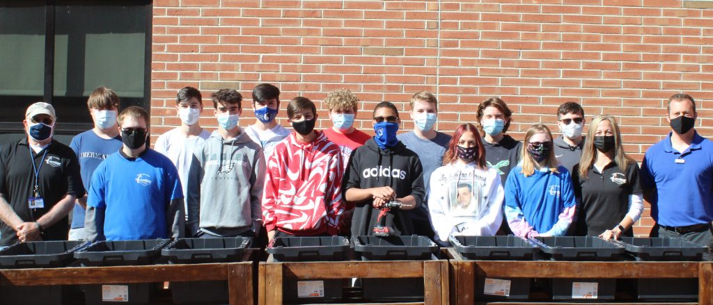 Exeter Students Collaborate To Build Raised Garden Beds