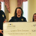Retirement Community Presents Donations to Western Berks Ambulance