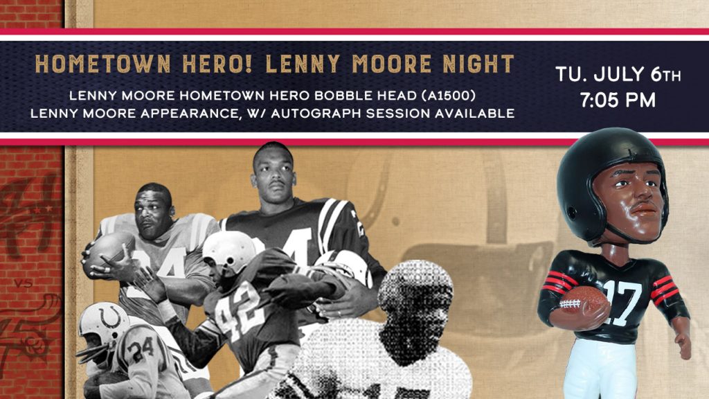 Hometown Hero Lenny Moore to Visit FirstEnergy Stadium