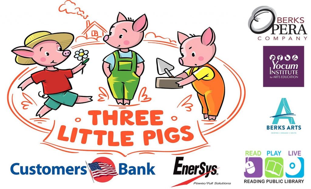 “Three Little Pigs” Coming August 20th at Reading Public Library!