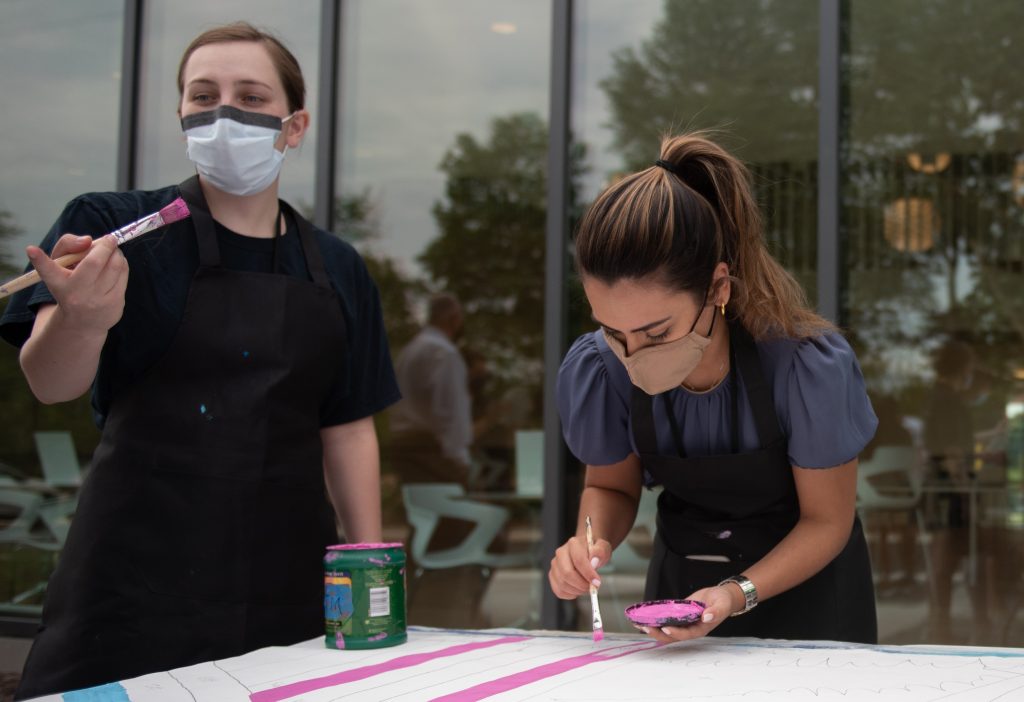 Drexel College of Medicine at Tower Health Students Take Part in Mural Painting Project