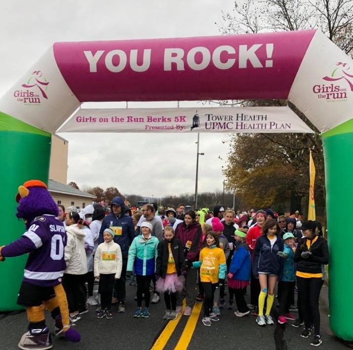 Lace Up Power On! at Girls on the Run Berks Fall 5K Celebration