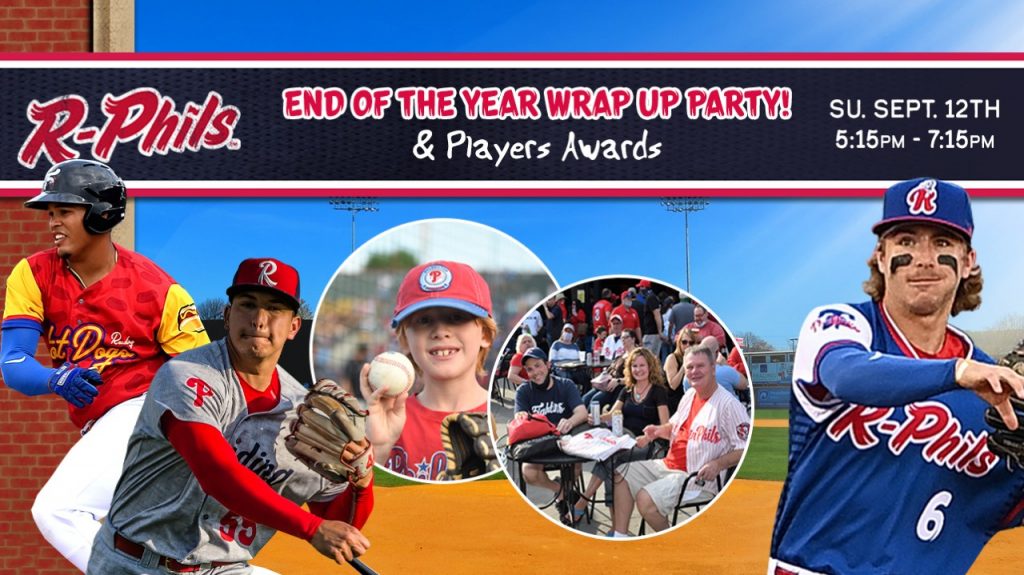 Games Cancelled, But R-Phils Season Wrap-Up Party this Sunday
