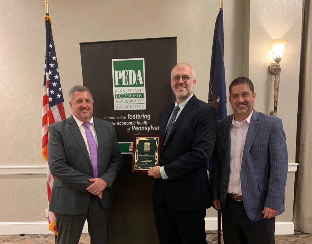 Berks County IDA Wins PEDA 2021 Project of the Year Award