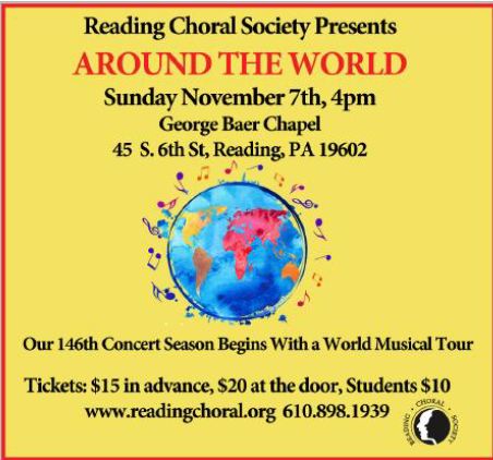 Around the World With Reading Choral Society